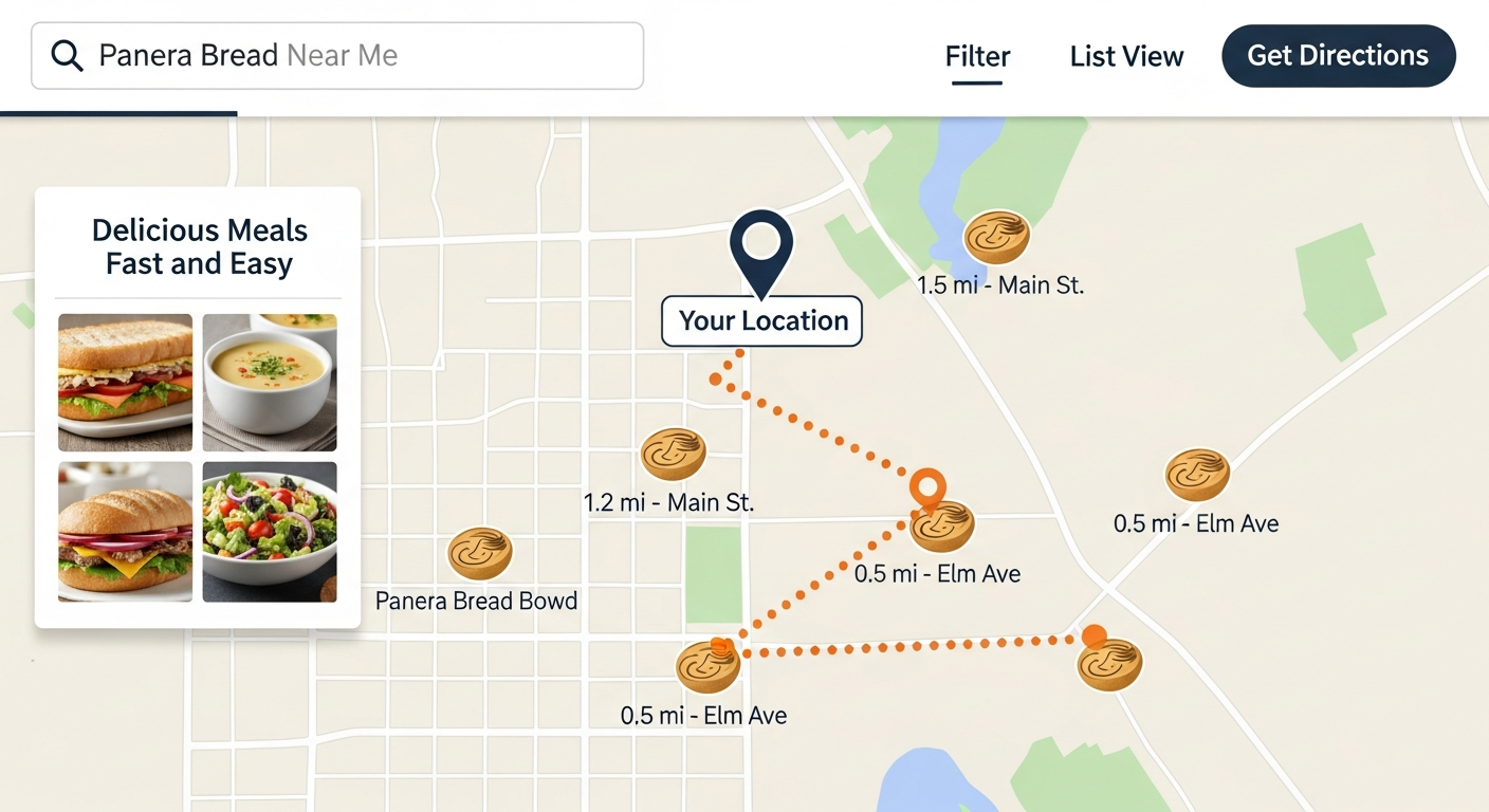 panera bread near me