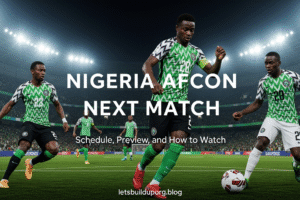 nigeria afcon next match
