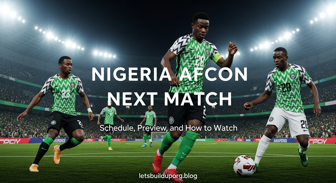 nigeria afcon next match